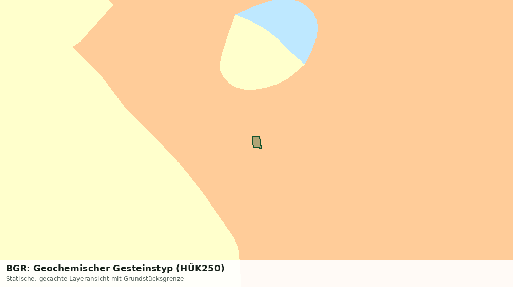 Statische Kartenansicht: BGR: Geochemischer Gesteinstyp (HÜK250)