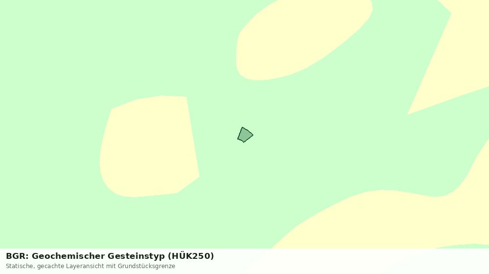 Statische Kartenansicht: BGR: Geochemischer Gesteinstyp (HÜK250)