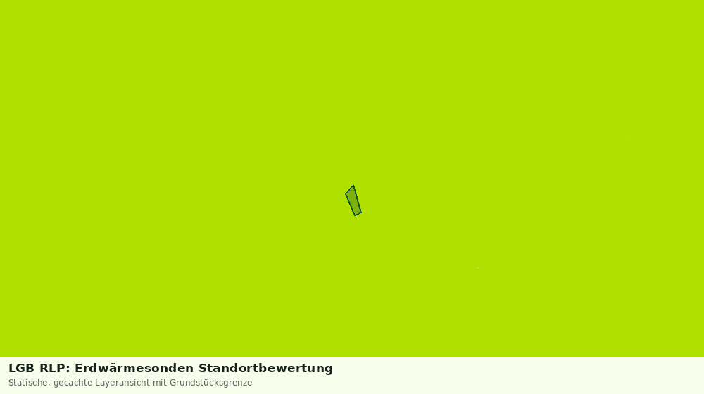 Statische Kartenansicht: LGB RLP: Erdwärmesonden Standortbewertung