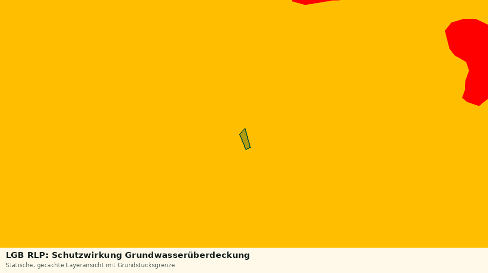 Statische Kartenansicht: LGB RLP: Schutzwirkung Grundwasserüberdeckung