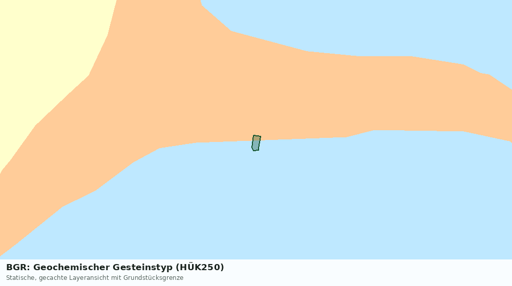 Statische Kartenansicht: BGR: Geochemischer Gesteinstyp (HÜK250)