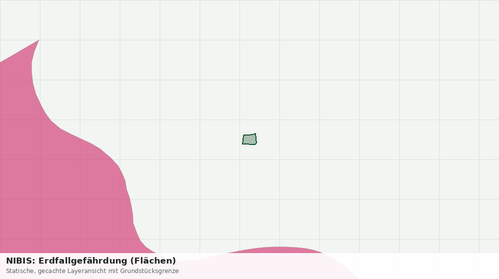 Statische Kartenansicht: NIBIS: Erdfallgefährdung (Flächen)