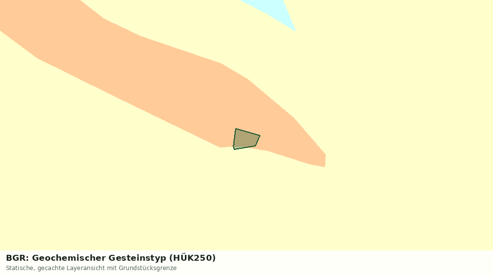 Statische Kartenansicht: BGR: Geochemischer Gesteinstyp (HÜK250)
