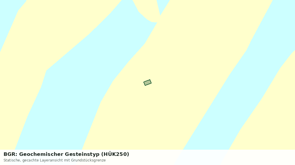 Statische Kartenansicht: BGR: Geochemischer Gesteinstyp (HÜK250)