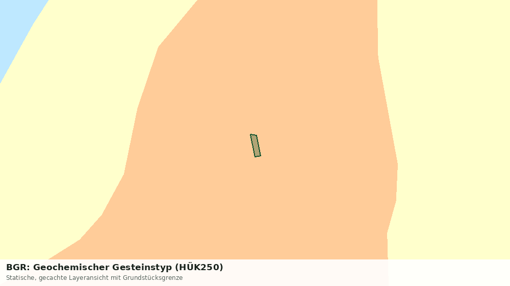 Statische Kartenansicht: BGR: Geochemischer Gesteinstyp (HÜK250)