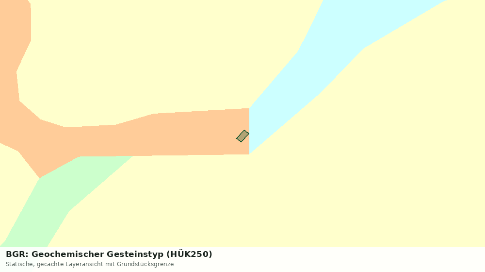 Statische Kartenansicht: BGR: Geochemischer Gesteinstyp (HÜK250)