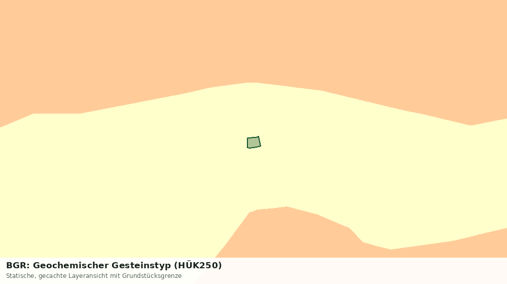 Statische Kartenansicht: BGR: Geochemischer Gesteinstyp (HÜK250)