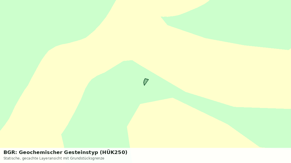 Statische Kartenansicht: BGR: Geochemischer Gesteinstyp (HÜK250)