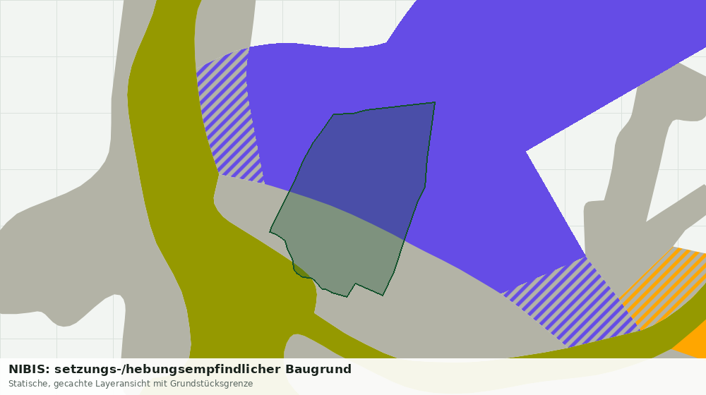 Statische Kartenansicht: NIBIS: setzungs-/hebungsempfindlicher Baugrund
