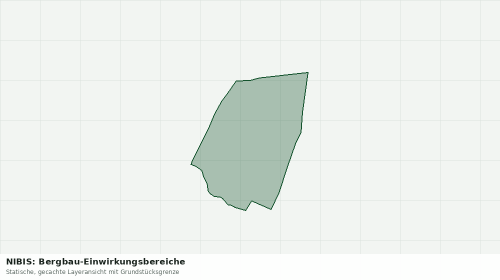 Statische Kartenansicht: NIBIS: Bergbau-Einwirkungsbereiche