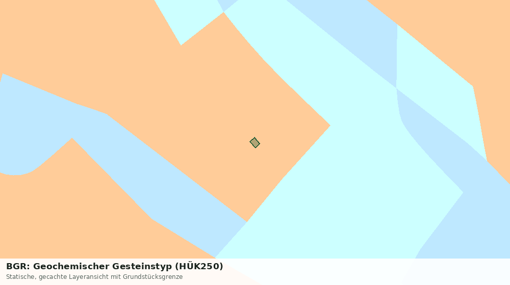 Statische Kartenansicht: BGR: Geochemischer Gesteinstyp (HÜK250)