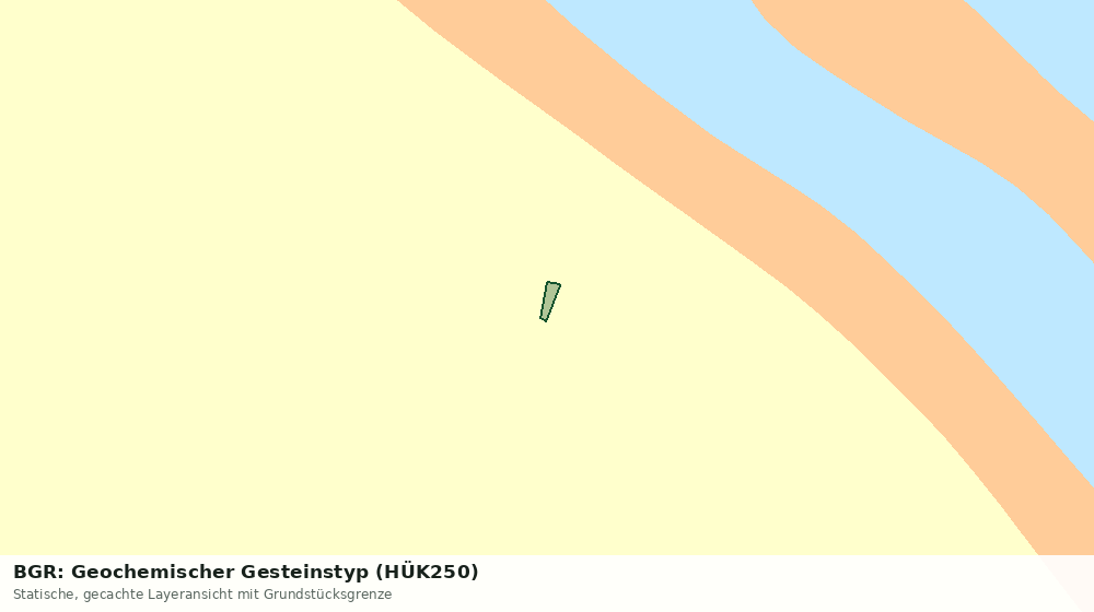 Statische Kartenansicht: BGR: Geochemischer Gesteinstyp (HÜK250)