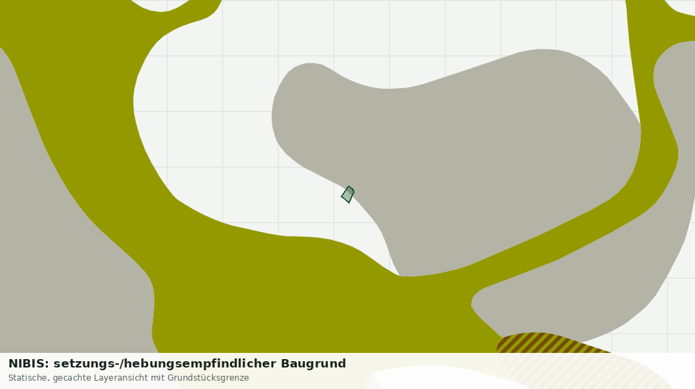 Statische Kartenansicht: NIBIS: setzungs-/hebungsempfindlicher Baugrund