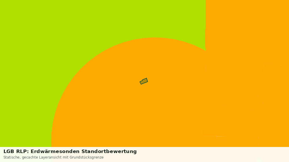 Statische Kartenansicht: LGB RLP: Erdwärmesonden Standortbewertung