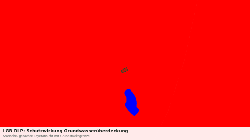 Statische Kartenansicht: LGB RLP: Schutzwirkung Grundwasserüberdeckung