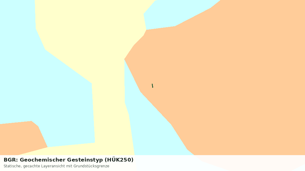 Statische Kartenansicht: BGR: Geochemischer Gesteinstyp (HÜK250)