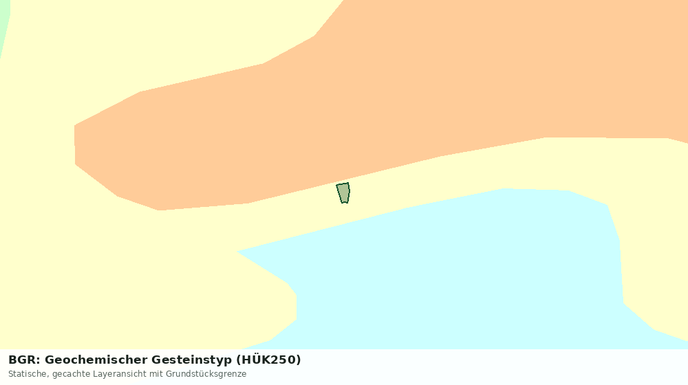 Statische Kartenansicht: BGR: Geochemischer Gesteinstyp (HÜK250)