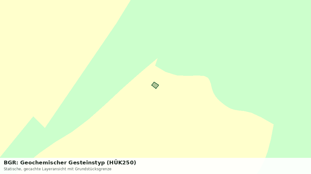 Statische Kartenansicht: BGR: Geochemischer Gesteinstyp (HÜK250)
