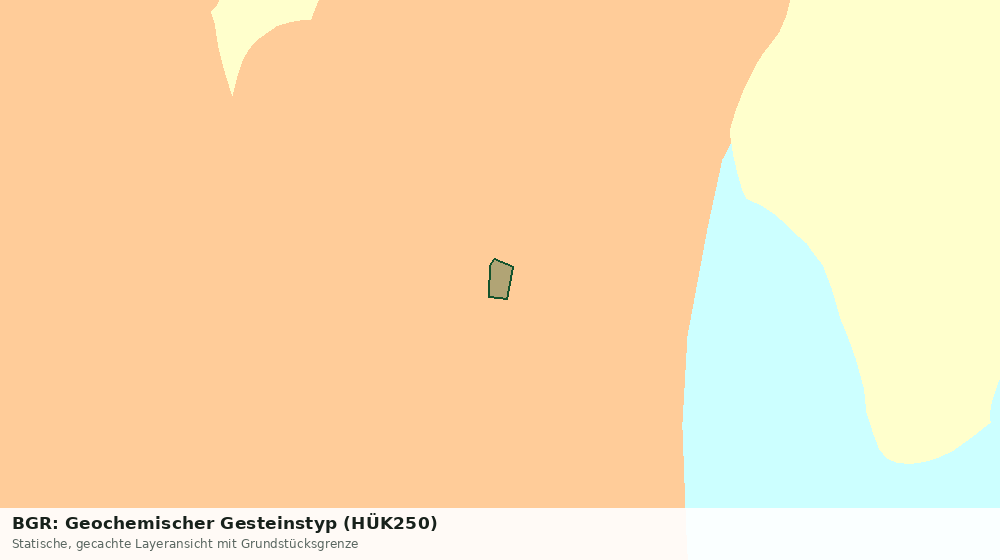 Statische Kartenansicht: BGR: Geochemischer Gesteinstyp (HÜK250)