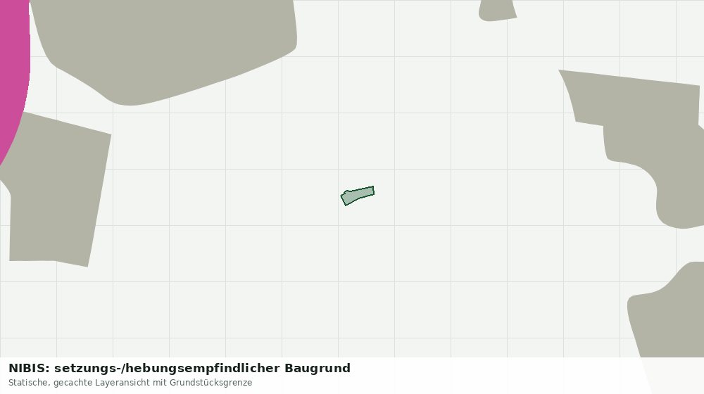 Statische Kartenansicht: NIBIS: setzungs-/hebungsempfindlicher Baugrund