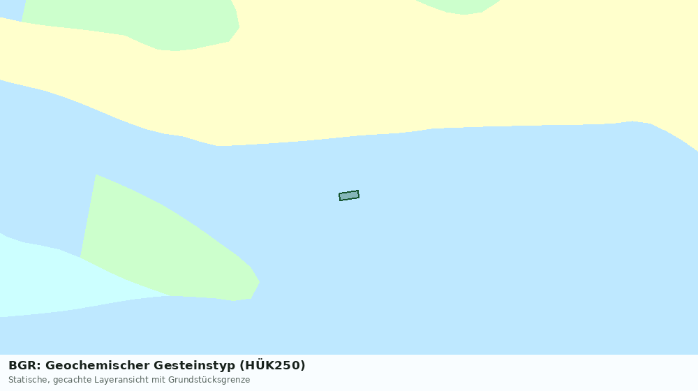 Statische Kartenansicht: BGR: Geochemischer Gesteinstyp (HÜK250)
