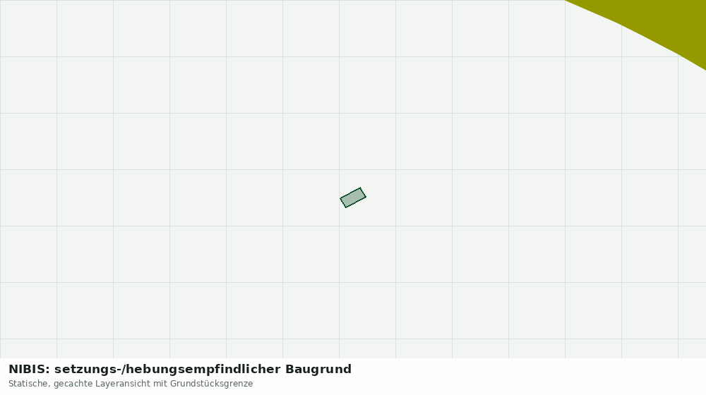 Statische Kartenansicht: NIBIS: setzungs-/hebungsempfindlicher Baugrund