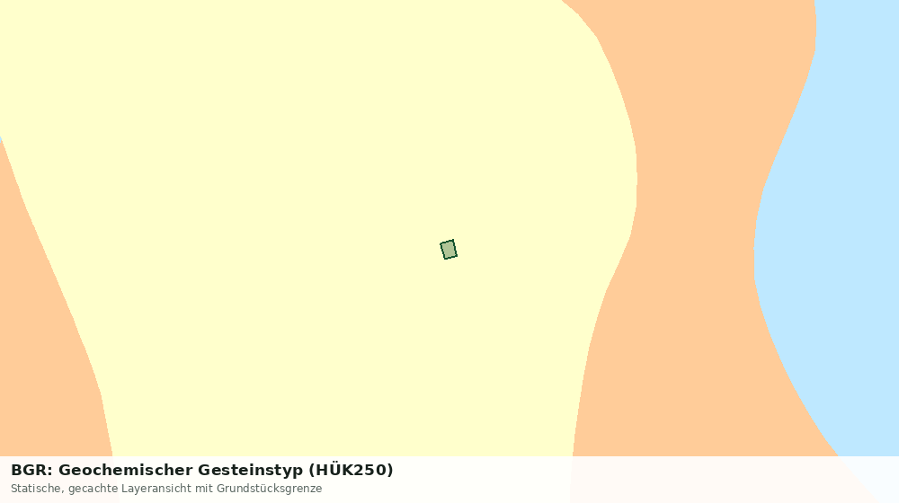Statische Kartenansicht: BGR: Geochemischer Gesteinstyp (HÜK250)