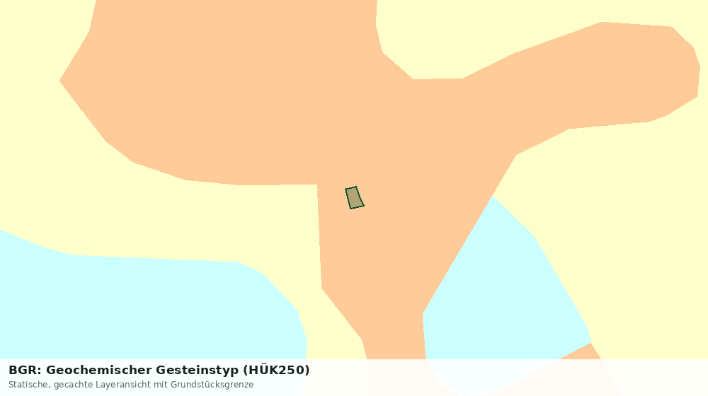 Statische Kartenansicht: BGR: Geochemischer Gesteinstyp (HÜK250)