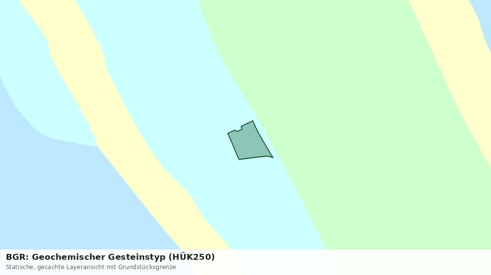 Statische Kartenansicht: BGR: Geochemischer Gesteinstyp (HÜK250)