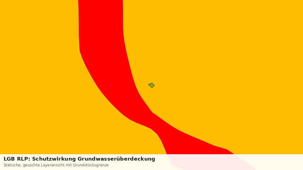 Statische Kartenansicht: LGB RLP: Schutzwirkung Grundwasserüberdeckung