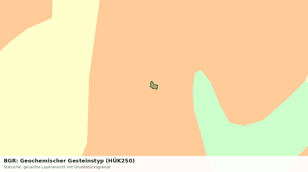 Statische Kartenansicht: BGR: Geochemischer Gesteinstyp (HÜK250)