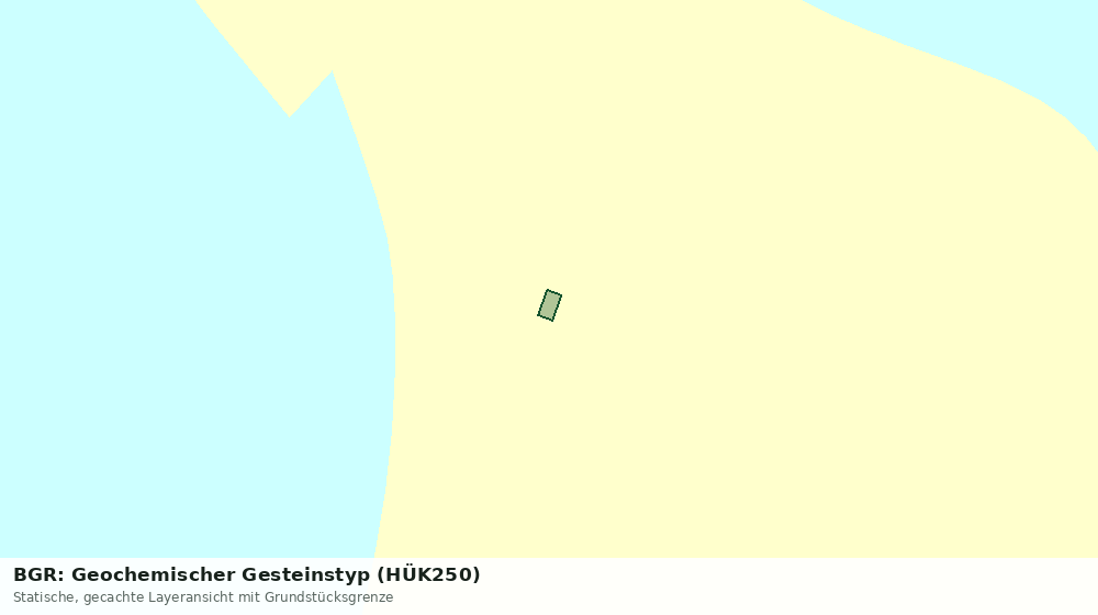 Statische Kartenansicht: BGR: Geochemischer Gesteinstyp (HÜK250)