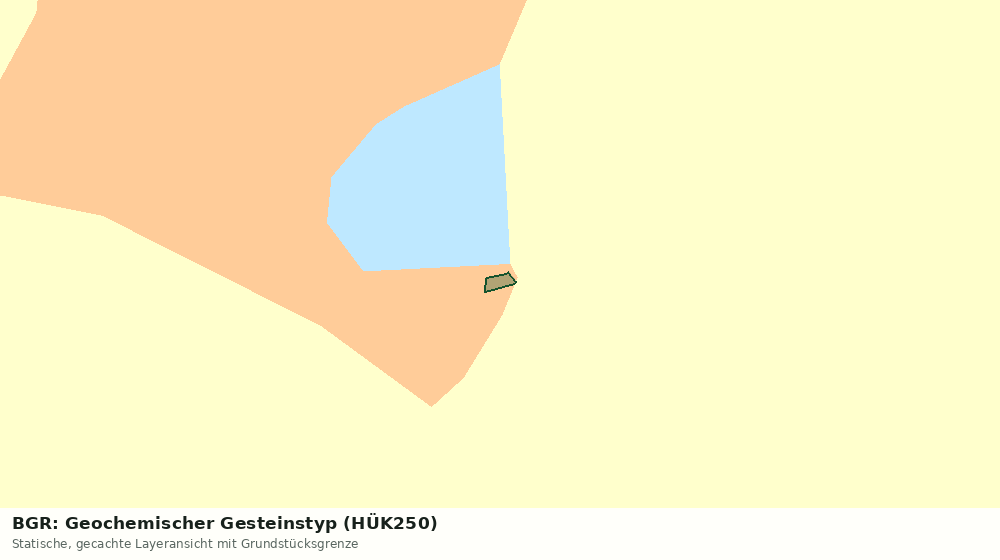 Statische Kartenansicht: BGR: Geochemischer Gesteinstyp (HÜK250)