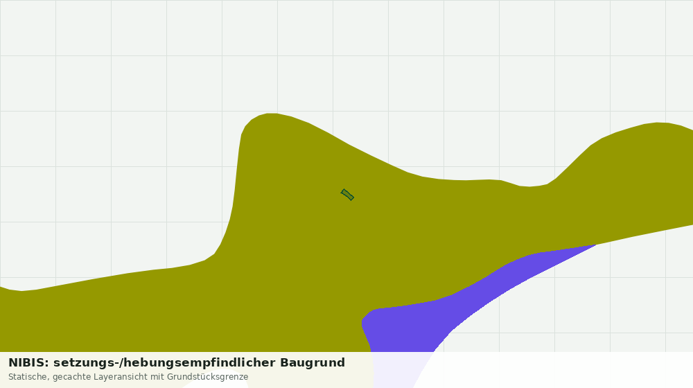 Statische Kartenansicht: NIBIS: setzungs-/hebungsempfindlicher Baugrund
