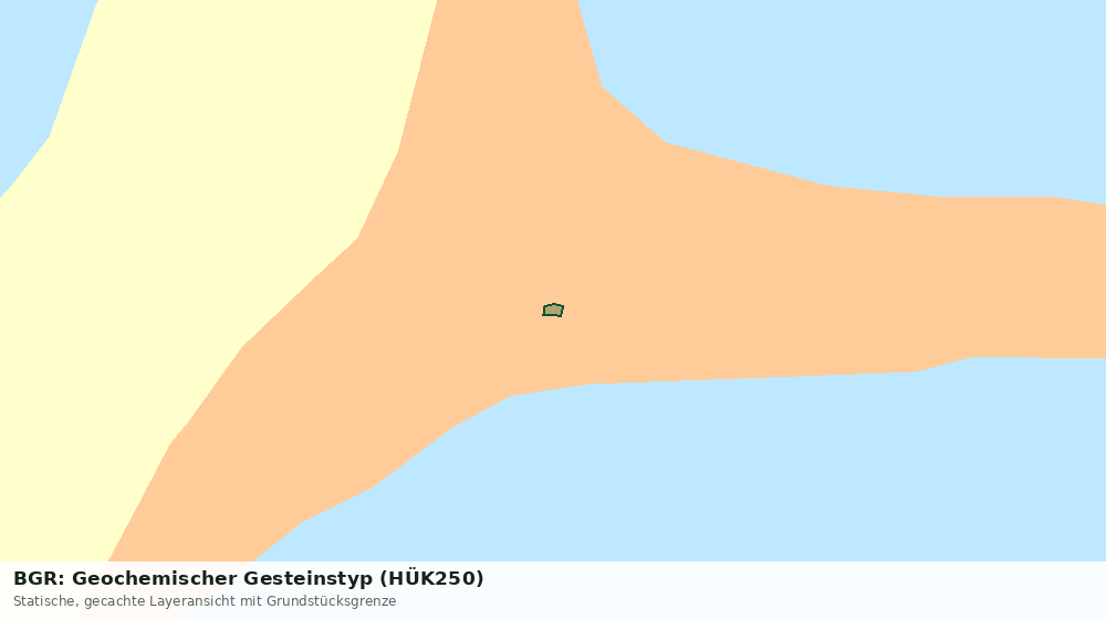 Statische Kartenansicht: BGR: Geochemischer Gesteinstyp (HÜK250)