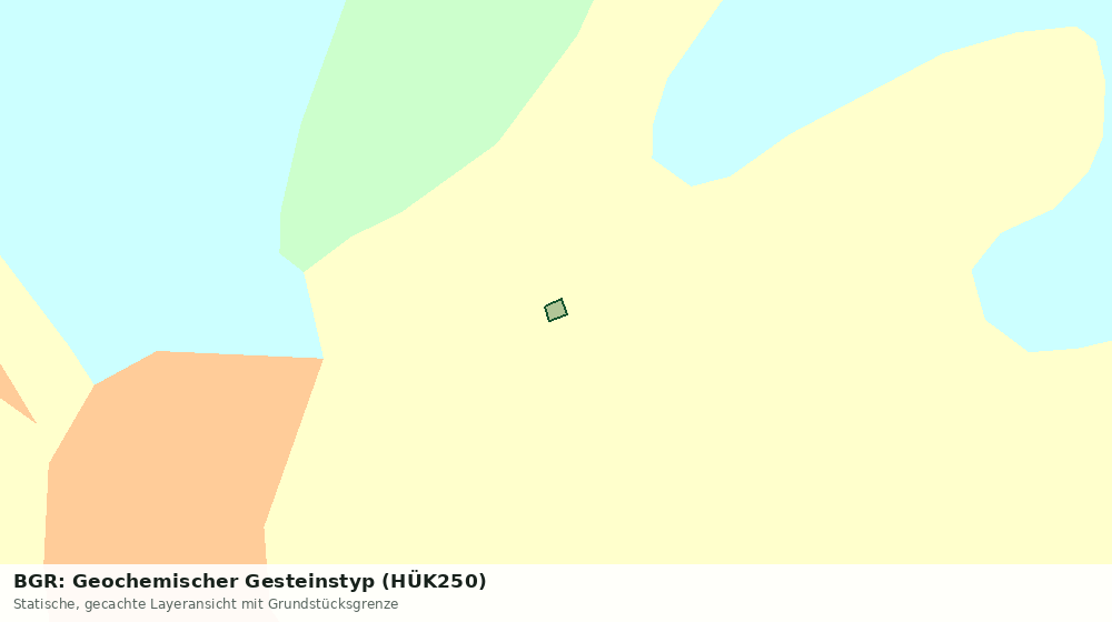 Statische Kartenansicht: BGR: Geochemischer Gesteinstyp (HÜK250)