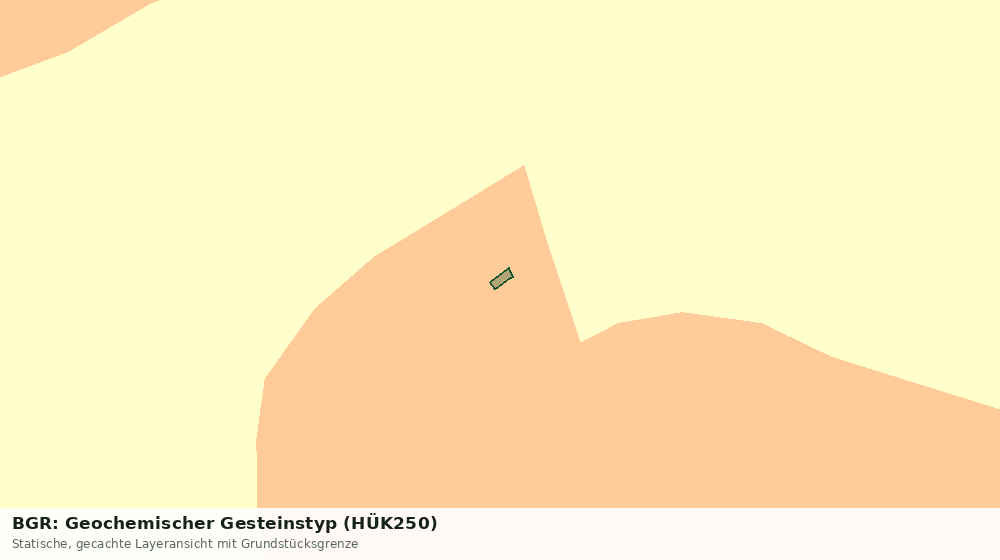 Statische Kartenansicht: BGR: Geochemischer Gesteinstyp (HÜK250)