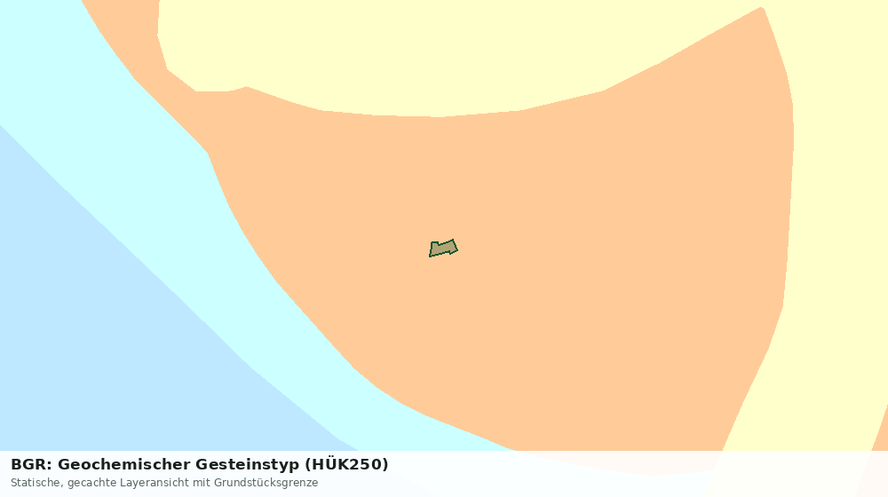 Statische Kartenansicht: BGR: Geochemischer Gesteinstyp (HÜK250)