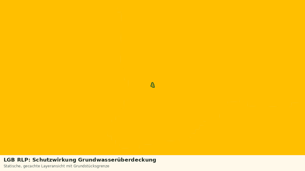 Statische Kartenansicht: LGB RLP: Schutzwirkung Grundwasserüberdeckung