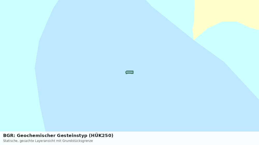 Statische Kartenansicht: BGR: Geochemischer Gesteinstyp (HÜK250)