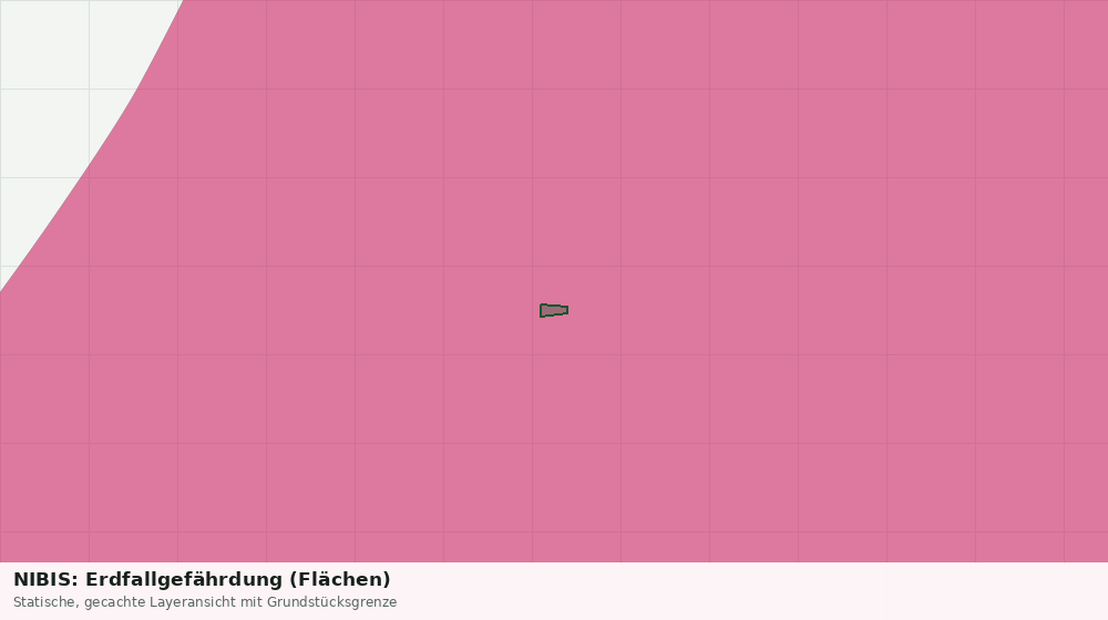 Statische Kartenansicht: NIBIS: Erdfallgefährdung (Flächen)