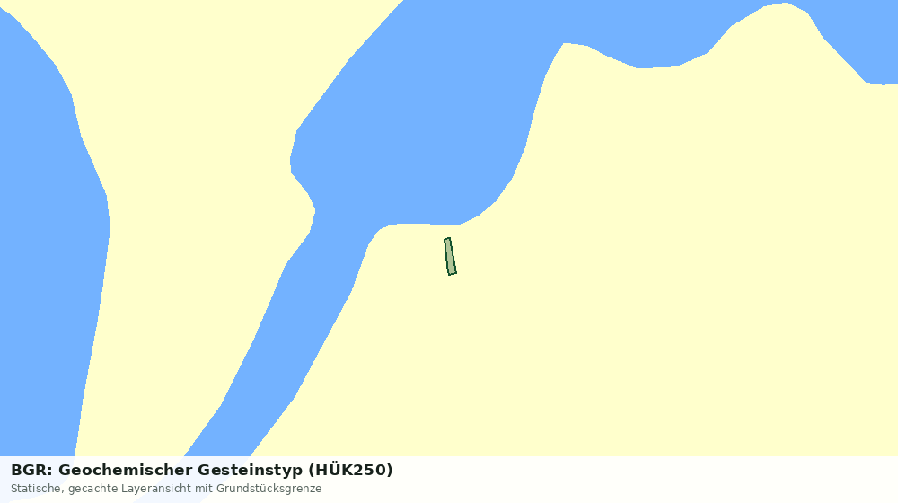 Statische Kartenansicht: BGR: Geochemischer Gesteinstyp (HÜK250)