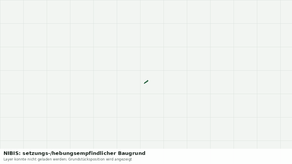 Statische Kartenansicht: NIBIS: setzungs-/hebungsempfindlicher Baugrund