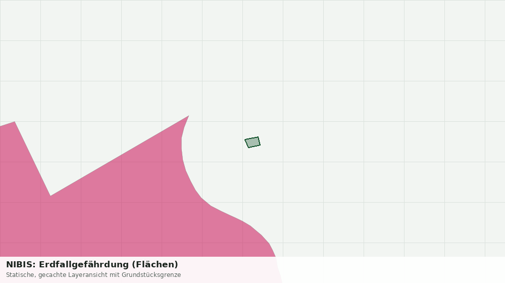 Statische Kartenansicht: NIBIS: Erdfallgefährdung (Flächen)