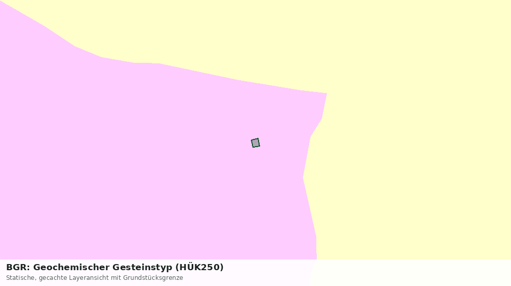 Statische Kartenansicht: BGR: Geochemischer Gesteinstyp (HÜK250)