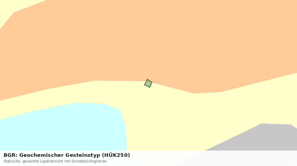 Statische Kartenansicht: BGR: Geochemischer Gesteinstyp (HÜK250)