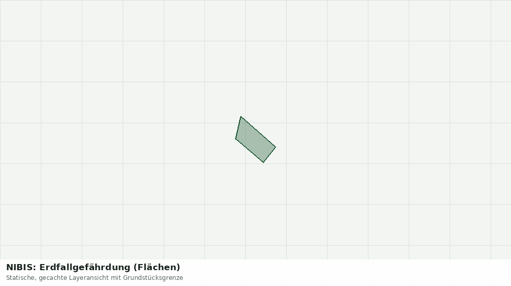 Statische Kartenansicht: NIBIS: Erdfallgefährdung (Flächen)
