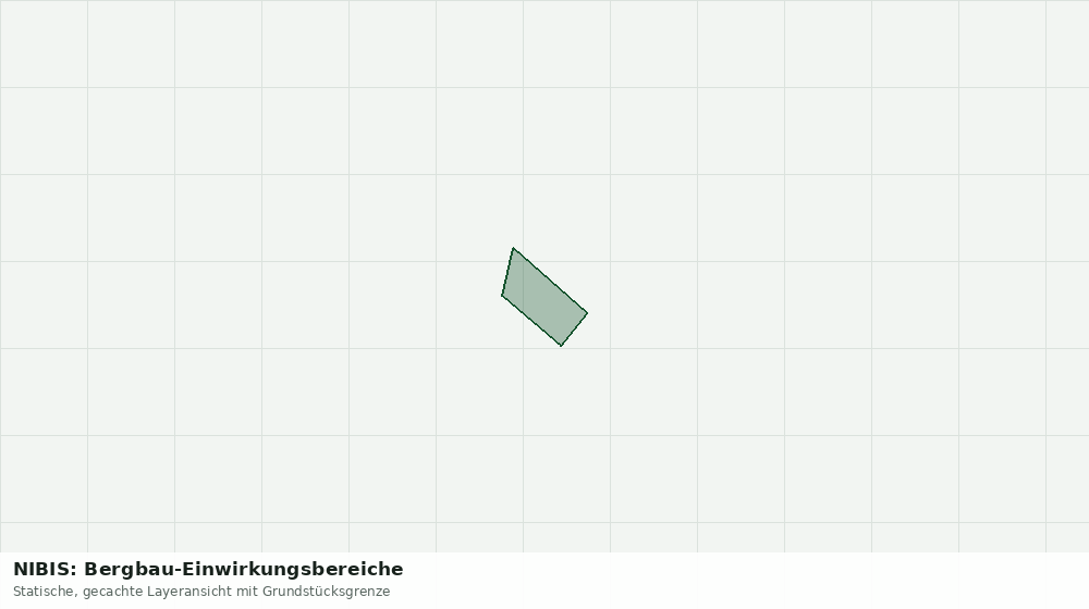 Statische Kartenansicht: NIBIS: Bergbau-Einwirkungsbereiche