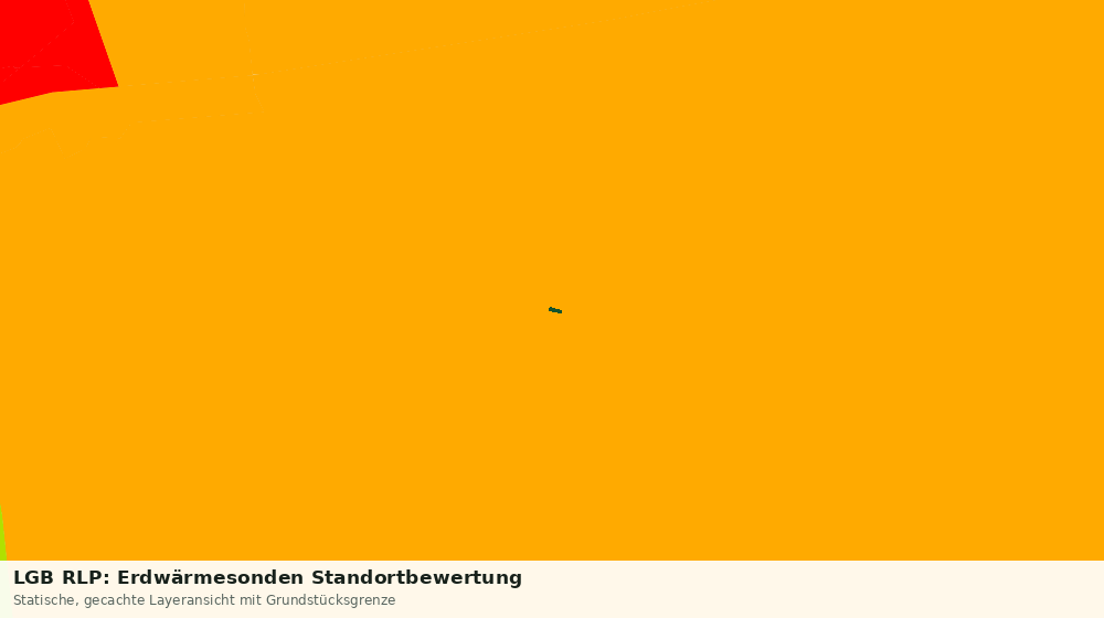 Statische Kartenansicht: LGB RLP: Erdwärmesonden Standortbewertung