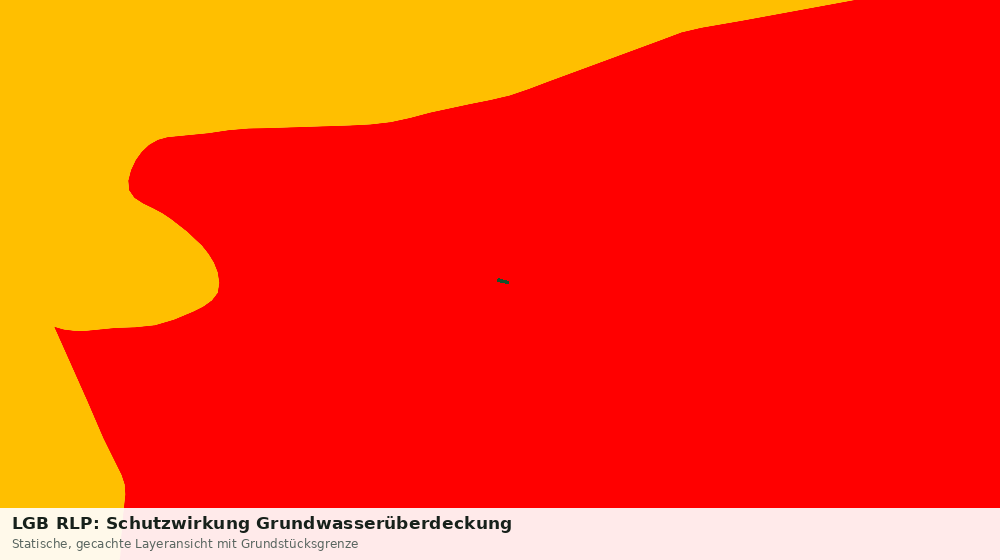 Statische Kartenansicht: LGB RLP: Schutzwirkung Grundwasserüberdeckung